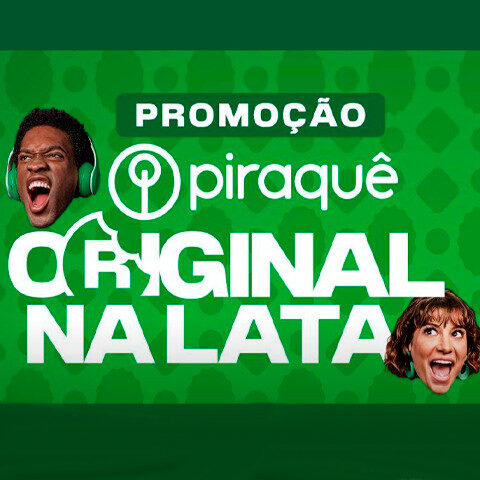 Banner quadrado da Promoção Piraquê Original na Lata
