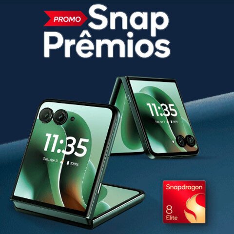Banner quadrado da Promoção Snap Prêmios Motorola Gabriel Bortoleto