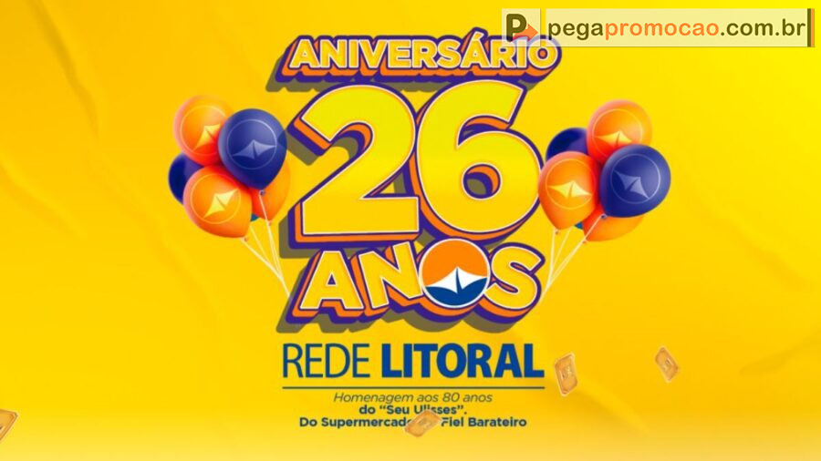 Banner da Promoção Marcas Premiadas Rede Litoral 2025