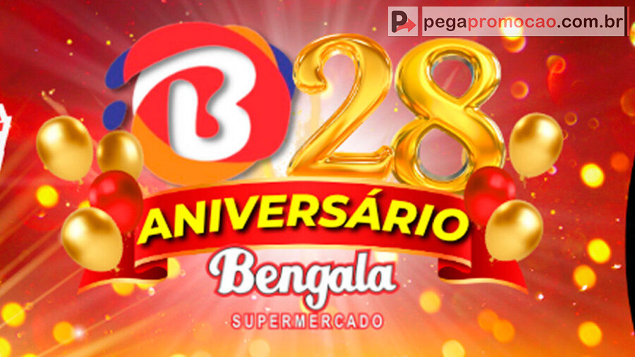 Banner da Promoção Bengala Supermercados 2025: Concorra a iPhone 16 e TVs