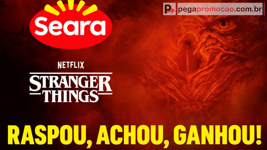 Banner da Promoção Seara Stranger Things