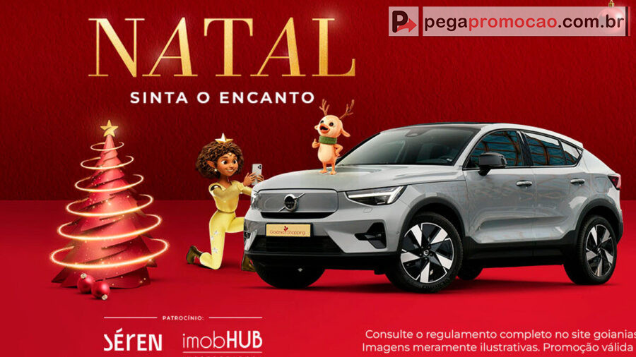 Banner da Promoção de Natal Goiânia Shopping
