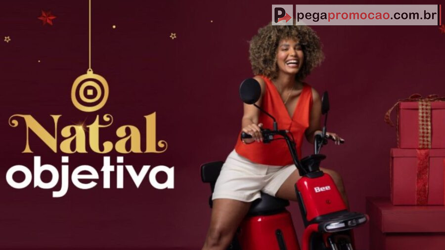 Banner da Promoção Lojas Objetiva Natal sobre Duas Rodas!