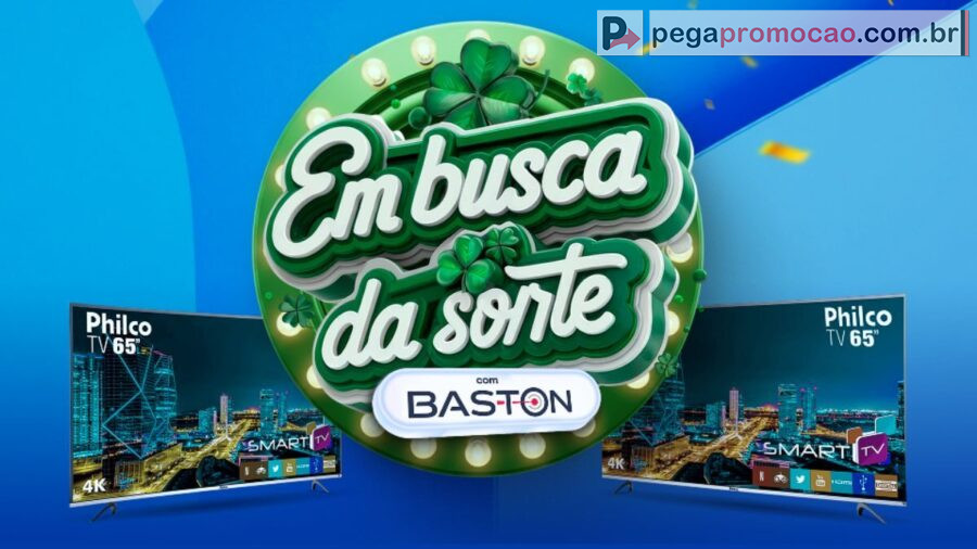 Banner da Promoção Em Busca Da Sorte Com Baston