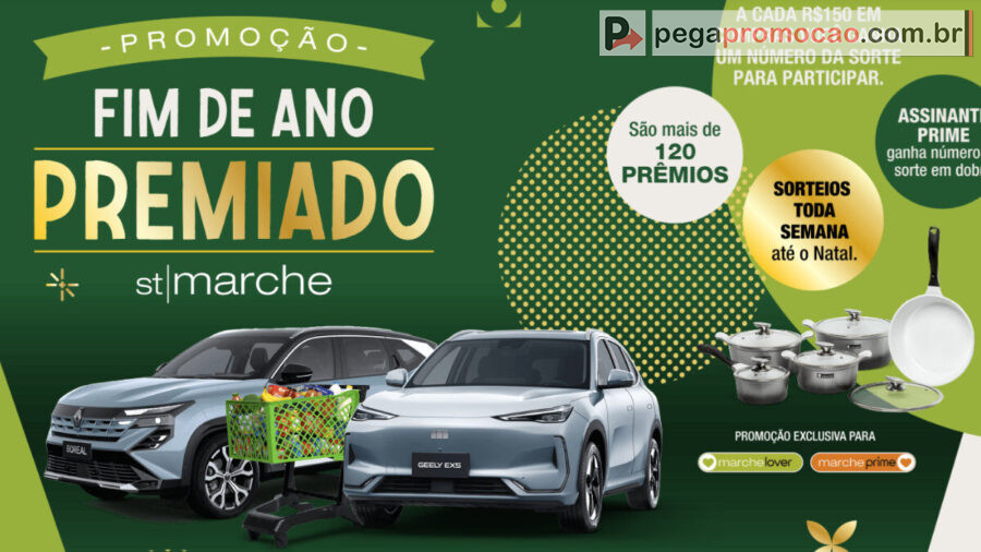 Banner da Promoção Final de Ano Premiado St. Marche
