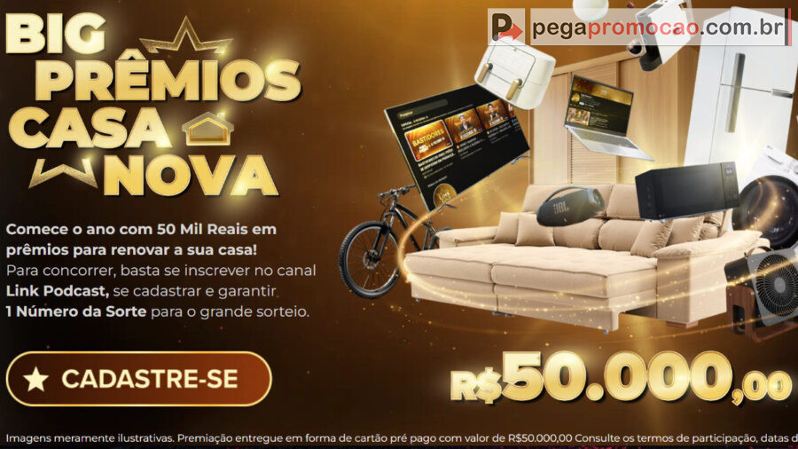 Banner da Promoção BIG PRÊMIOS CASA NOVA Record 2025