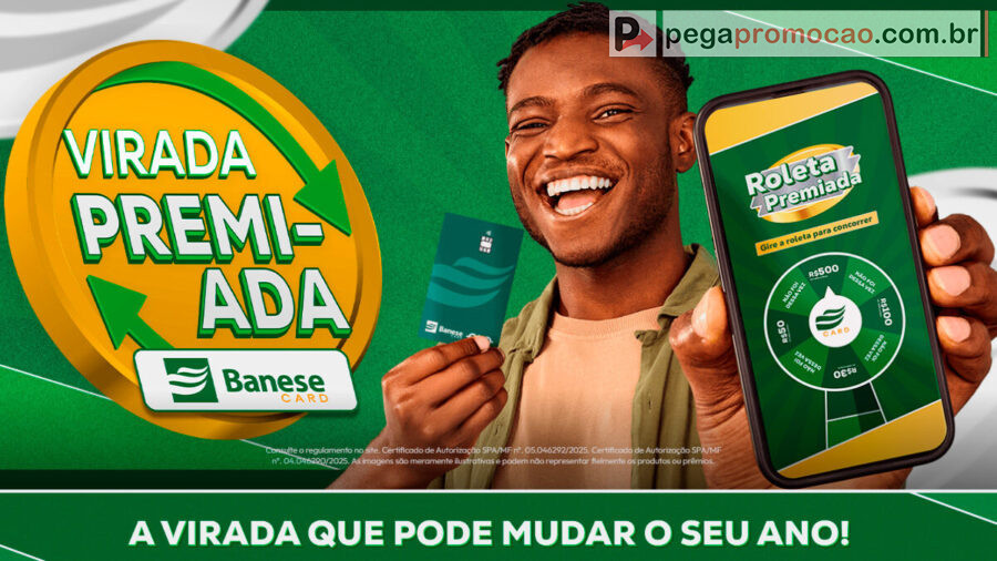 Banner da Promoção Virada Premiada Banese Card 
