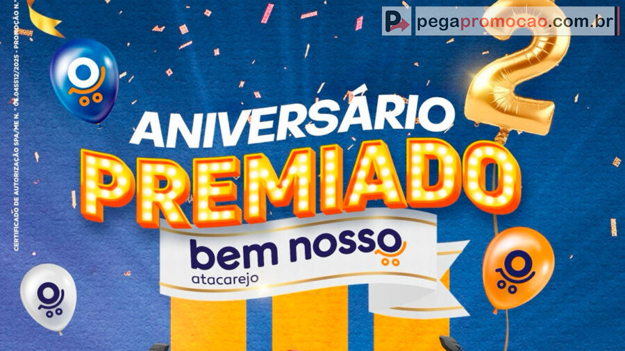 Promoção Bem Nosso Atacarejo Aniversário Premiado