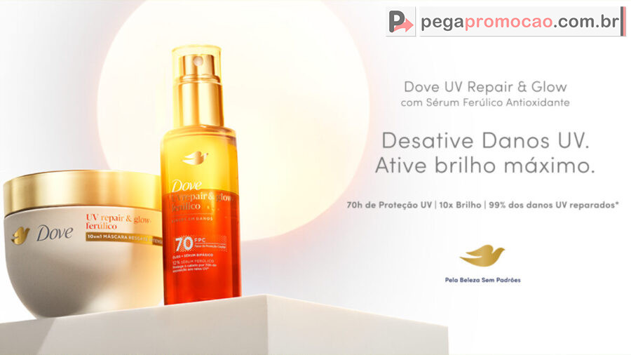 Promoção Dove Uv Repair & Glow