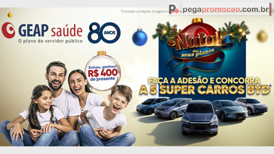 Promoção Geap Natal Dos Seus Planos
