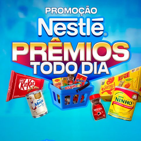 Banner quadrado da Promoção Nestlé Prêmios Todo Dia