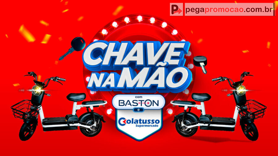 Promoção Baston e Colatusso Supermercados Chave na Mão 2025: Concorra a Scooters Elétricas!