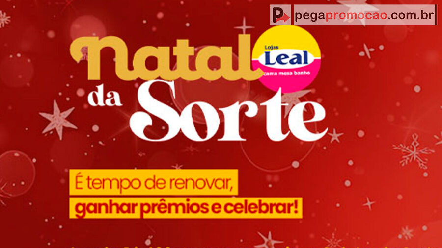 Promoção Natal da Sorte Lojas Leal
