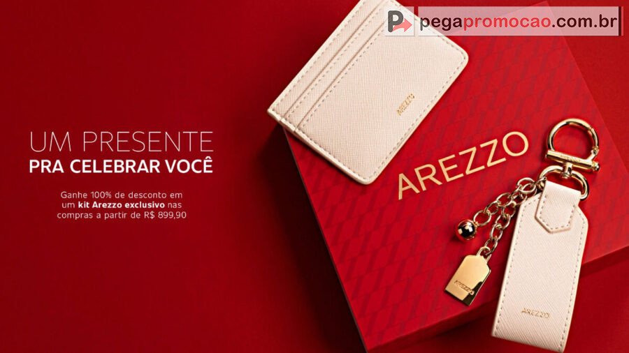 Banner da Promoção Arezzo Compre e Ganhe Arezzo Natal 2025