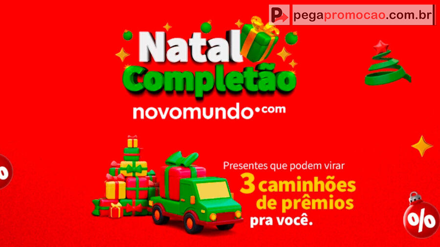 Promoção Natal Completão Novo Mundo