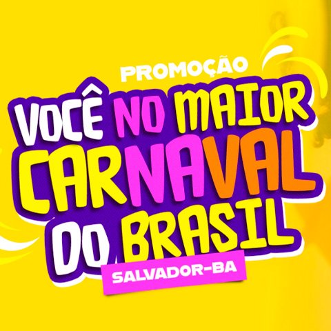 Banner quadrado da Promoção Açaí no Kilo Você no Maior Carnaval do Brasil