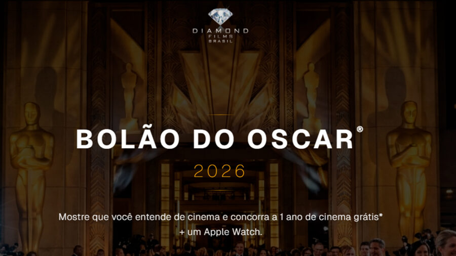 Banner da Promoção Bolão do Oscar 2026 - Diamond Films