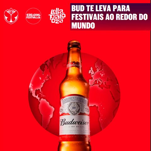 Banner quadrado da Promoção Budweiser Bud Tour