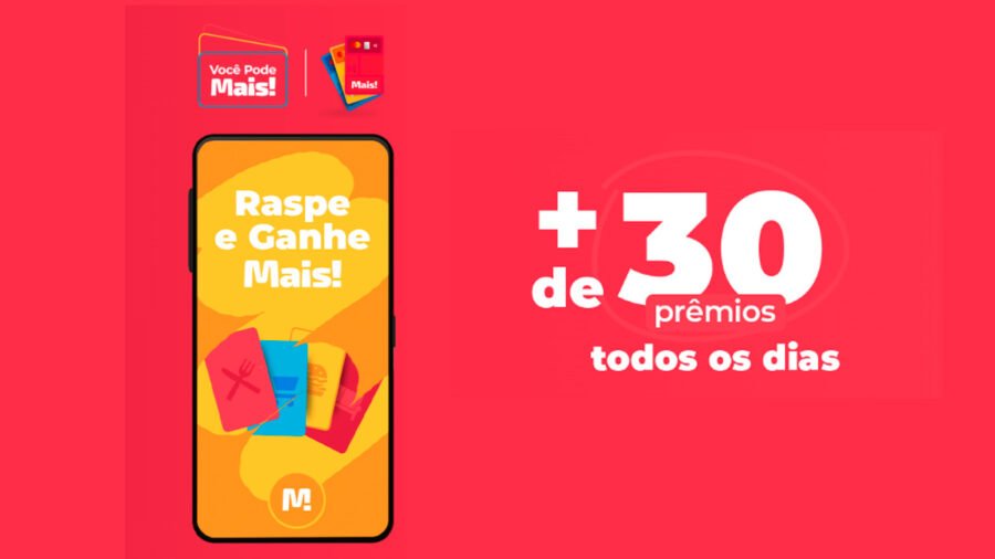 Banner da Promoção Cartão Mais Raspe e Ganhe Mais