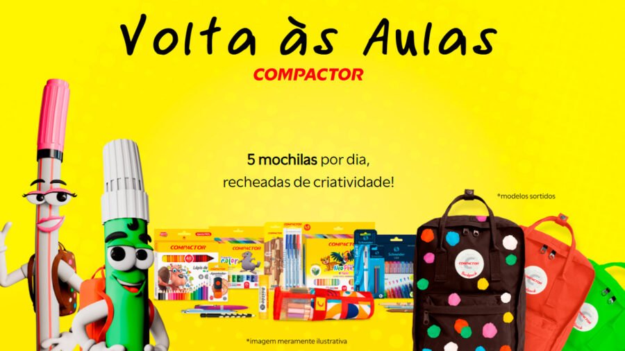 Banner da Promoção Volta às Aulas Compactor