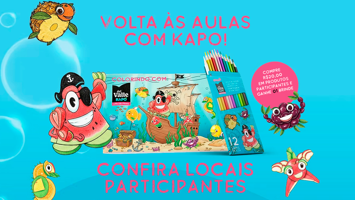 Banner da Promoção Kapo Volta às Aulas