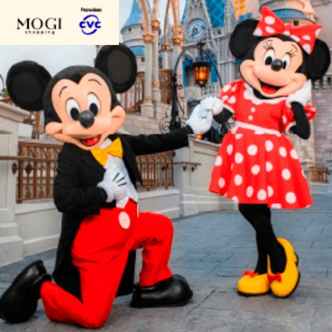 Banner quadrado da Promoção Mogi Shopping Férias em Orlando