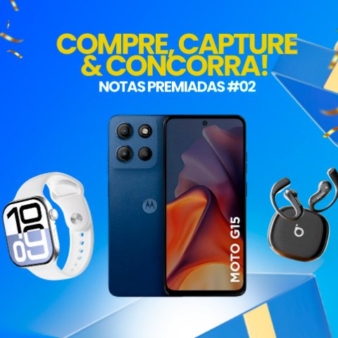 Banner quadrado da Promoção Notas Premiadas #2