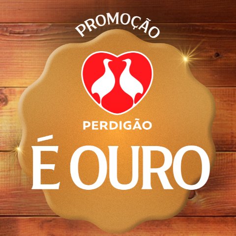 Banner quadrado da Promoção Perdigão É Ouro
