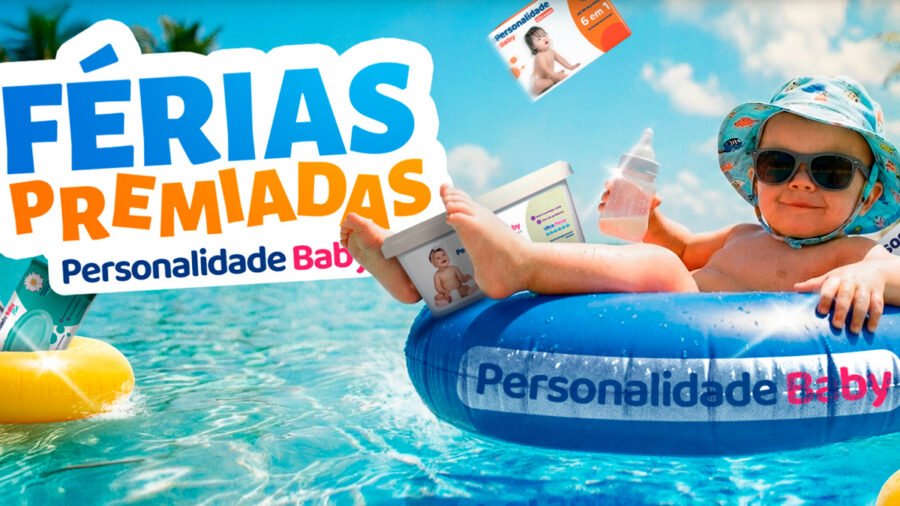 Banner da Promoção Férias Premiadas Personalidade Baby