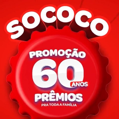Banner quadrado da Promoção Sococo 60 Anos