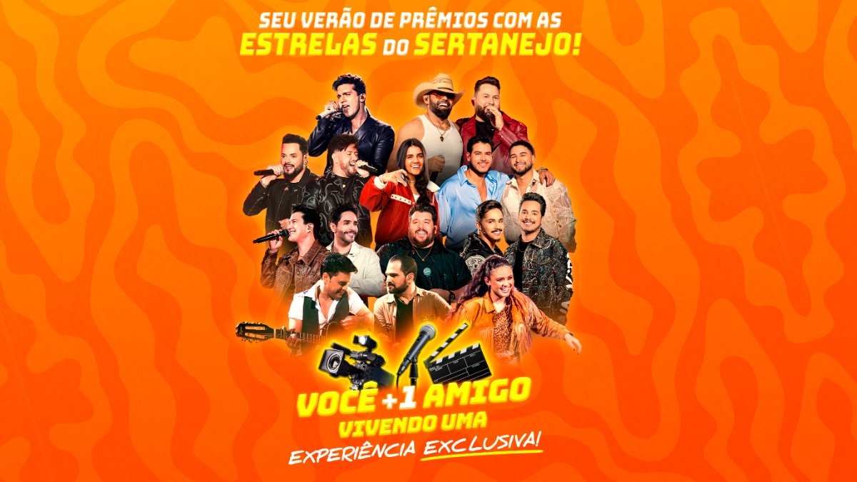 Banner da Promoção Verão Sertanejo Filtr