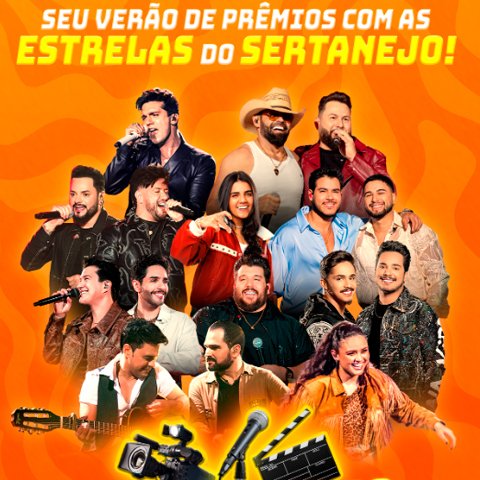 Banner quadrado da Promoção Verão Sertanejo Filtr