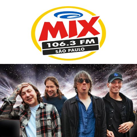 Banner quadrado da Promoção Mix FM Ingressos My Chemical Romance