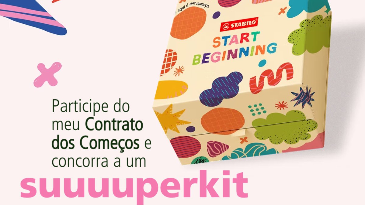 Banner da Participe da Promoção STABILO 2026 e Ganhe Kits Incríveis!
