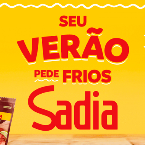 Banner quadrado da Promoção Verão com Sadia e Perdigão