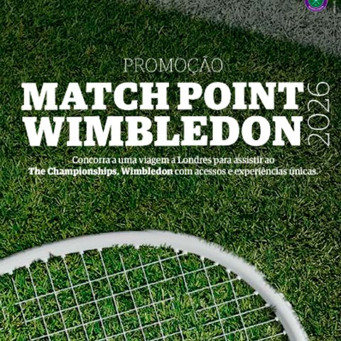 Banner quadrado da Promoção American Express Match Point Wimbledon