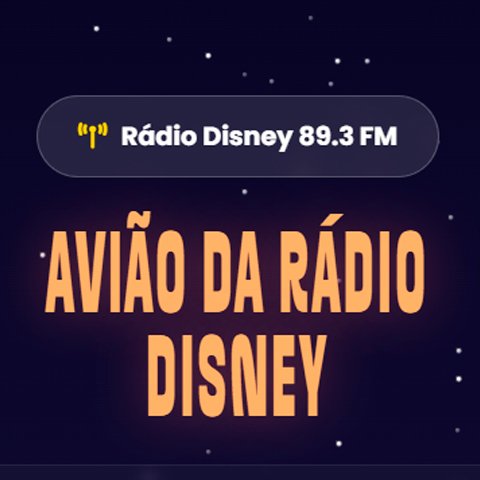 Banner quadrado da Promoção Avião Rádio Disney - Paris 2026