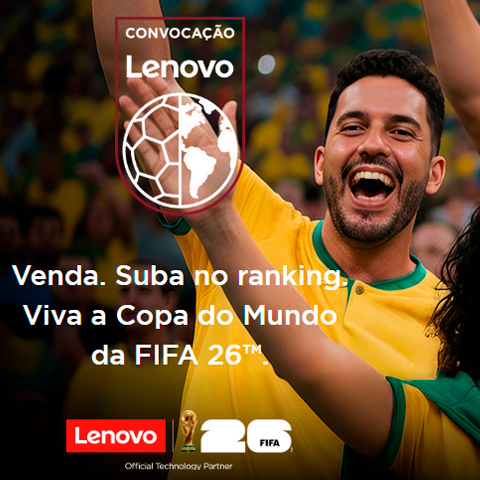 Banner quadrado da Promoção Lenovo Convocação Copa