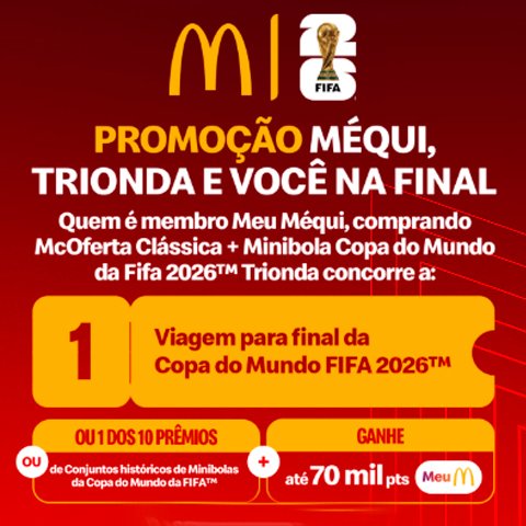 Banner quadrado da Promoção Meu Méqui Comigo na Final