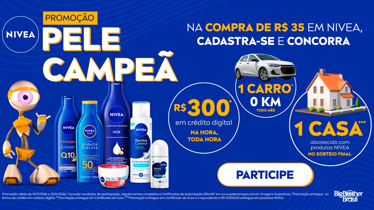 Promoção Pele Campeã Nivea 2026: Saiba Como Concorrer a R$ 500 Mil
