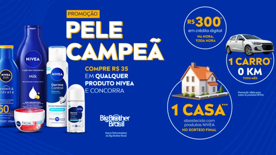Banner da Promoção Pele Campeã Nivea