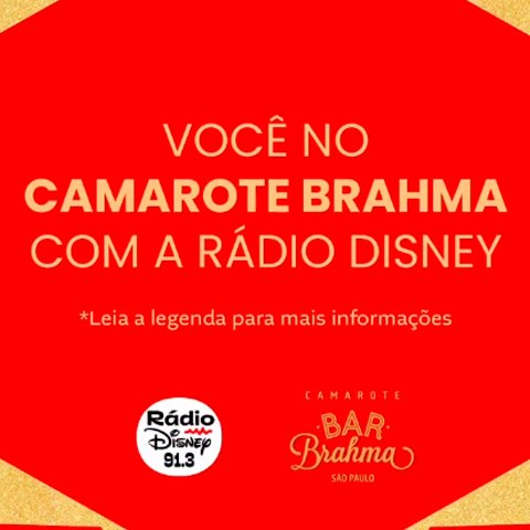 Banner quadrado da Promoção Você E Um Amigo No Camarote Brahma