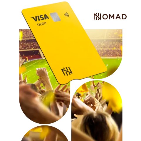 Banner quadrado da Promoção Cartão Nomad Visa Copa Do Mundo 2026