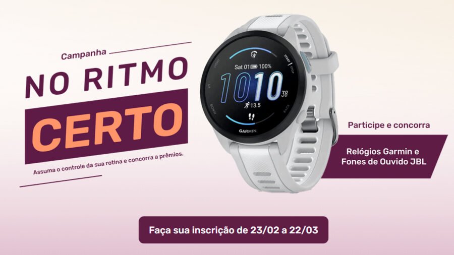 Banner da Promoção No Ritmo Certo Wellz