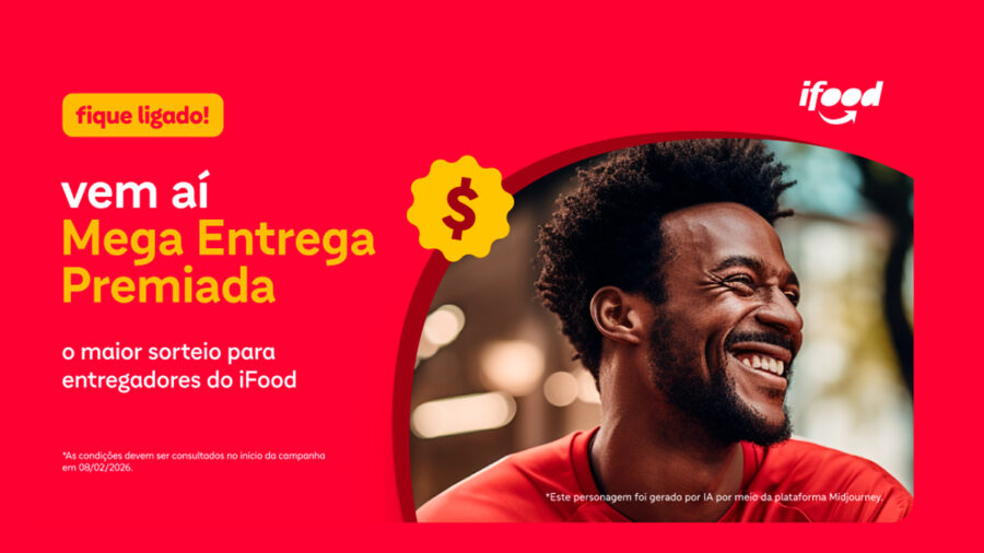 Banner da Promoção iFood Mega Entrega Premiada