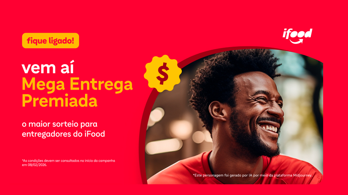 Banner da Promoção iFood Mega Entrega Premiada