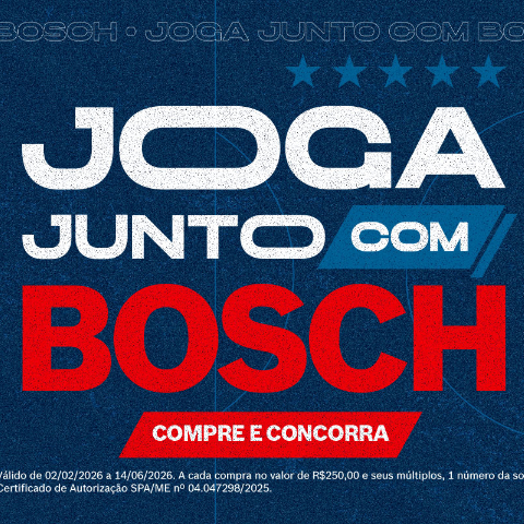 Banner quadrado da Joga Junto Com Bosch