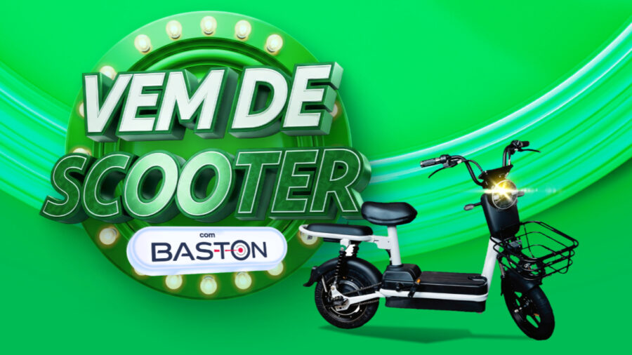 Banner da Promoção Vem De Scooter Com Baston
