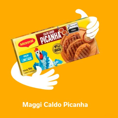 Banner quadrado da Brinde Grátis Nestlé Maggi Caldo Picanha