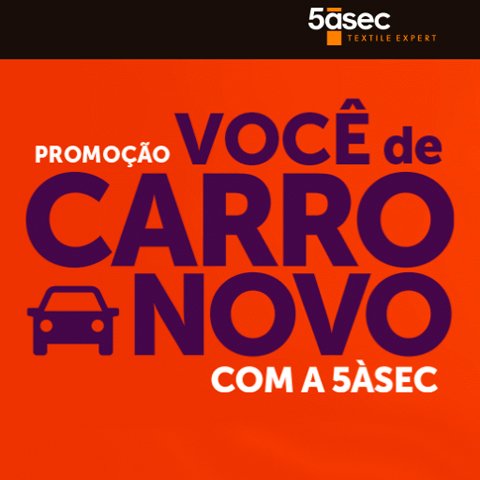 Banner quadrado da Promoção Você de Carro Novo com a 5àsec